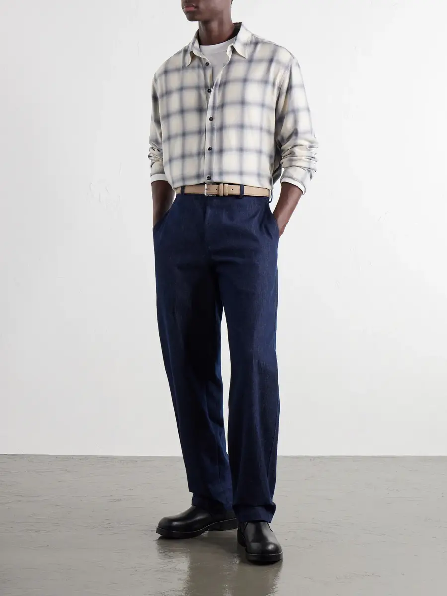 SAGE NATION Strano Checked Twill Shirt - Men | Thumbnail 2