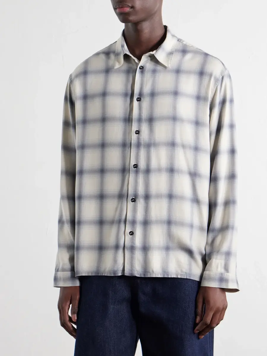 SAGE NATION Strano Checked Twill Shirt - Men | Thumbnail 3