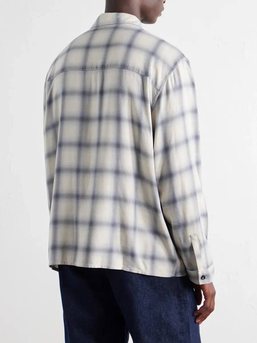 SAGE NATION Strano Checked Twill Shirt - Men | Thumbnail 4