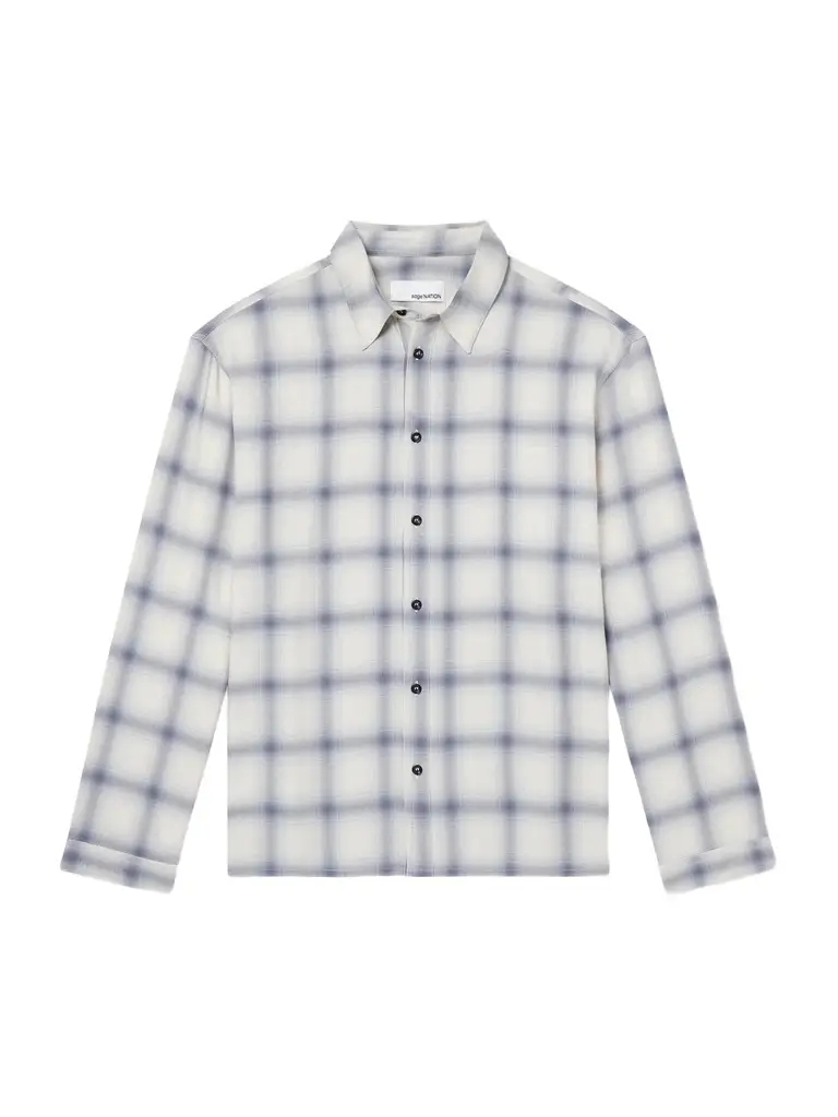 Strano Checked Twill Shirt - Men