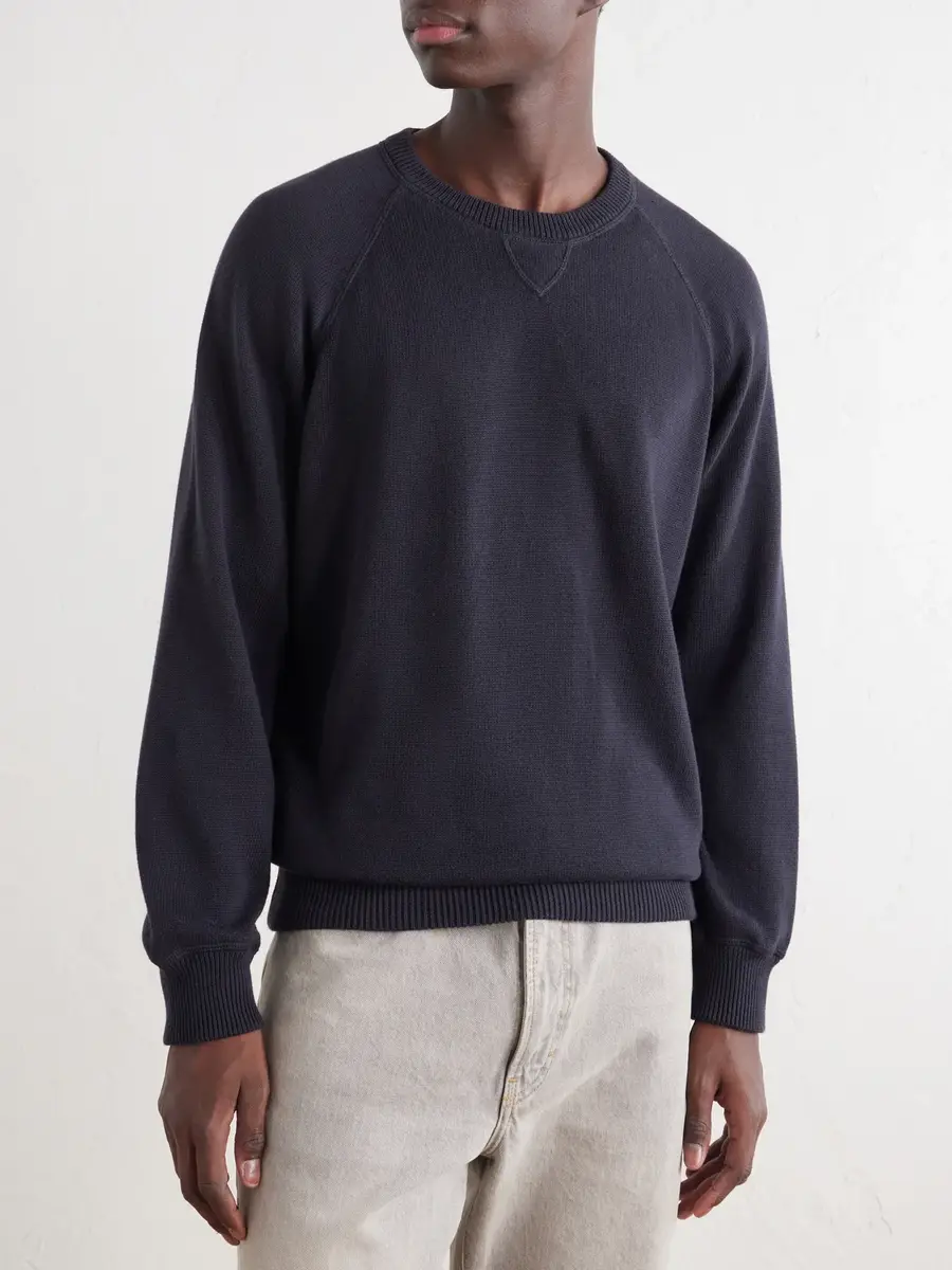 Ghiaia Cashmere Cotton Sweater - Men | Thumbnail 3 Ghiaia Cashmere Cotton Sweater - Men | Thumbnail 3