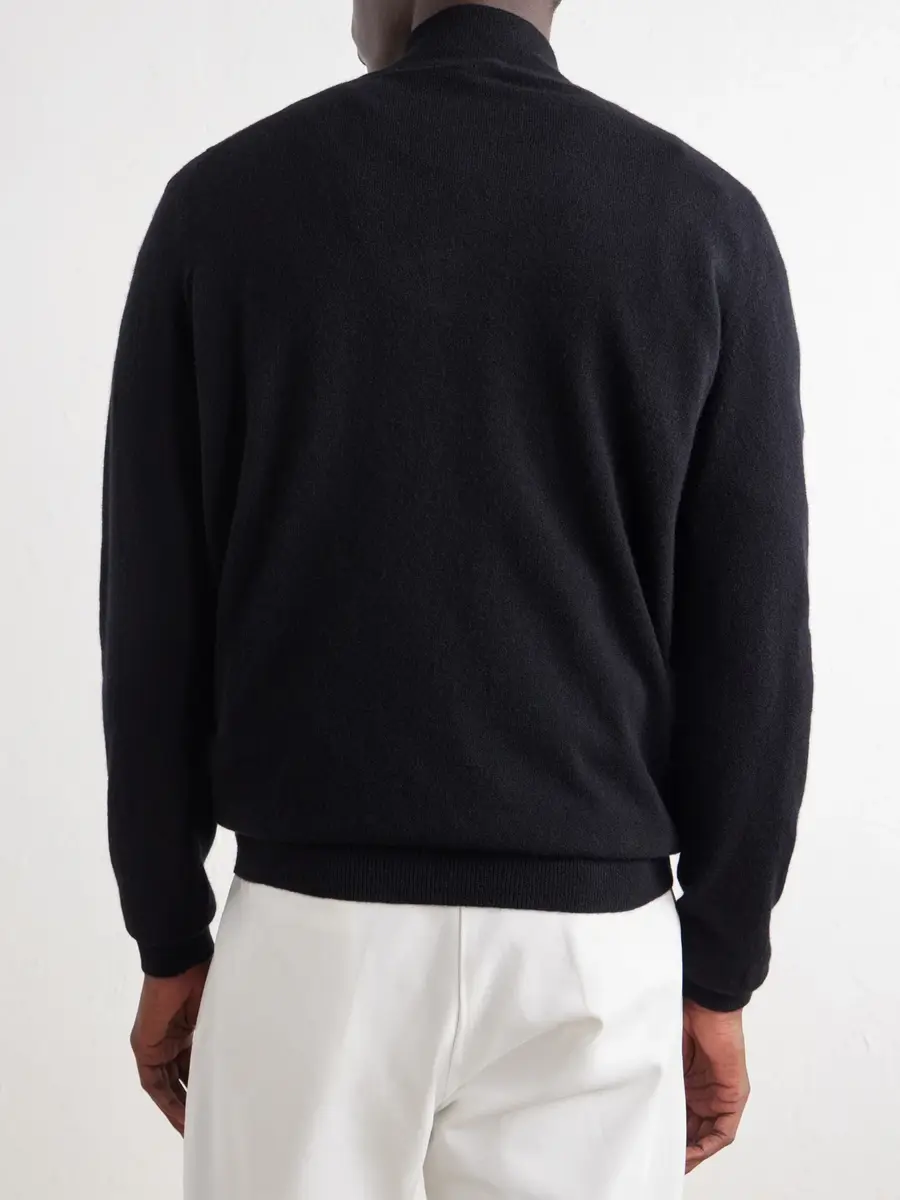 Ghiaia Cashmere Cashmere Half-Zip Sweater - Men | Thumbnail 4 Ghiaia Cashmere Cashmere Half-Zip Sweater - Men | Thumbnail 4