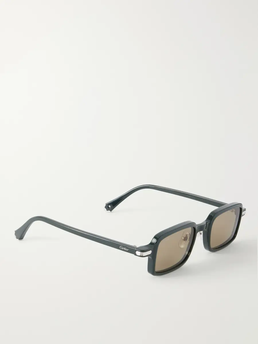 Cartier Eyewear Première de Cartier Square-Frame Recycled-Acetate Sunglasses - Men | Thumbnail 4 Cartier Eyewear Première de Cartier Square-Frame Recycled-Acetate Sunglasses - Men | Thumbnail 4