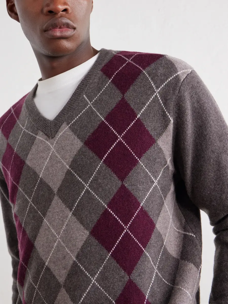 NN07 Otto 60070 Argyle Wool Sweater - Men | Thumbnail 5