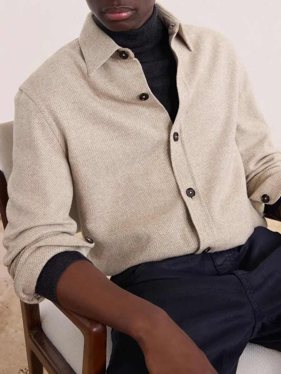 Zegna Cashmere and Silk-Blend Twill Overshirt - Men | Thumbnail 5 Zegna Cashmere and Silk-Blend Twill Overshirt - Men | Thumbnail 5