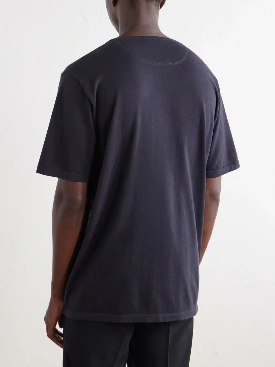 Ghiaia Cashmere Cotton-Jersey T-Shirt - Men | Thumbnail 4 Ghiaia Cashmere Cotton-Jersey T-Shirt - Men | Thumbnail 4