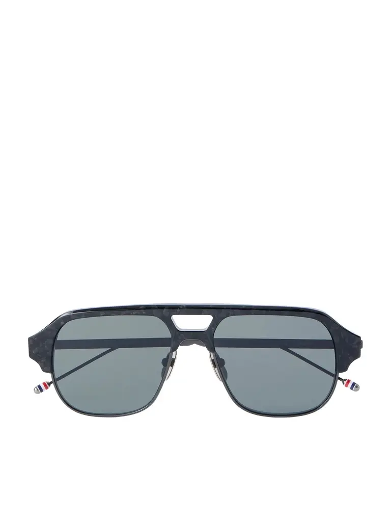 Aviator-Style Acetate and Titanium Sunglasses - Men Aviator-Style Acetate and Titanium Sunglasses - Men