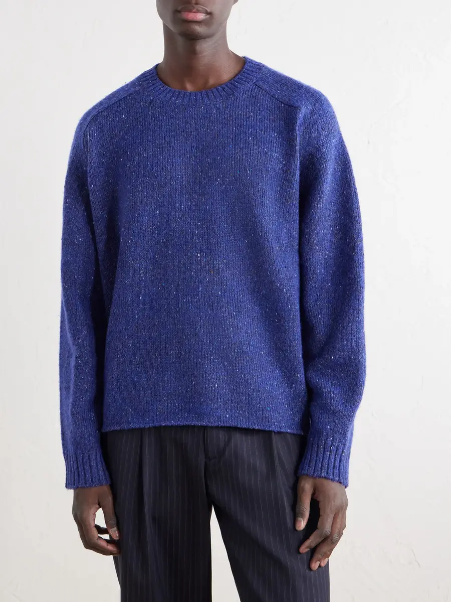 NN07 Jim 60074 Wool-Blend Knitted Crewneck - Men | Thumbnail 3