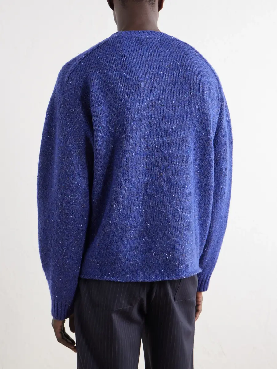NN07 Jim 60074 Wool-Blend Knitted Crewneck - Men | Thumbnail 4
