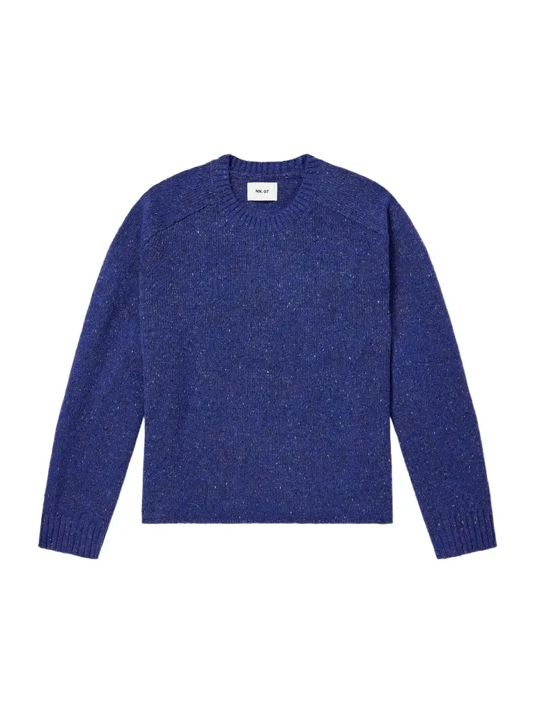 Jim 60074 Wool-Blend Knitted Crewneck - Men Jim 60074 Wool-Blend Knitted Crewneck - Men