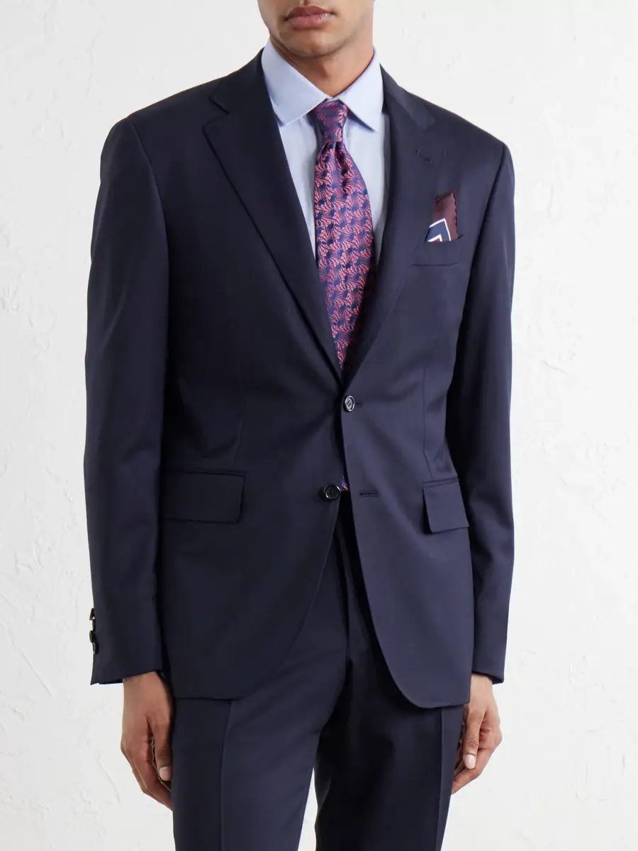 Canali Wool-Blend Twill Suit Jacket - Men | Thumbnail 3 Canali Wool-Blend Twill Suit Jacket - Men | Thumbnail 3