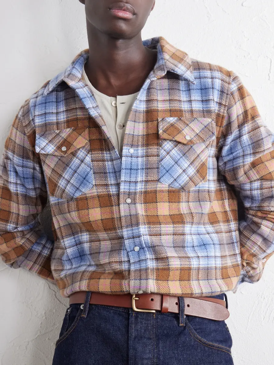 God’s True Cashmere Nomad Checked Cashmere Shirt - Men | Thumbnail 5 God’s True Cashmere Nomad Checked Cashmere Shirt - Men | Thumbnail 5