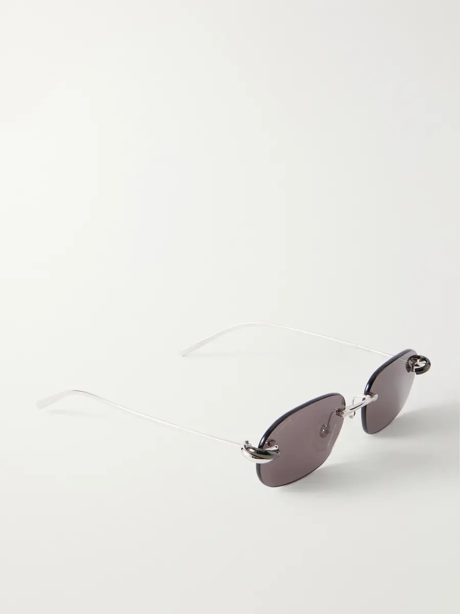Cartier Eyewear Trinity de Cartier Square-Frame Silver-Tone Sunglasses - Men | Thumbnail 4 Cartier Eyewear Trinity de Cartier Square-Frame Silver-Tone Sunglasses - Men | Thumbnail 4