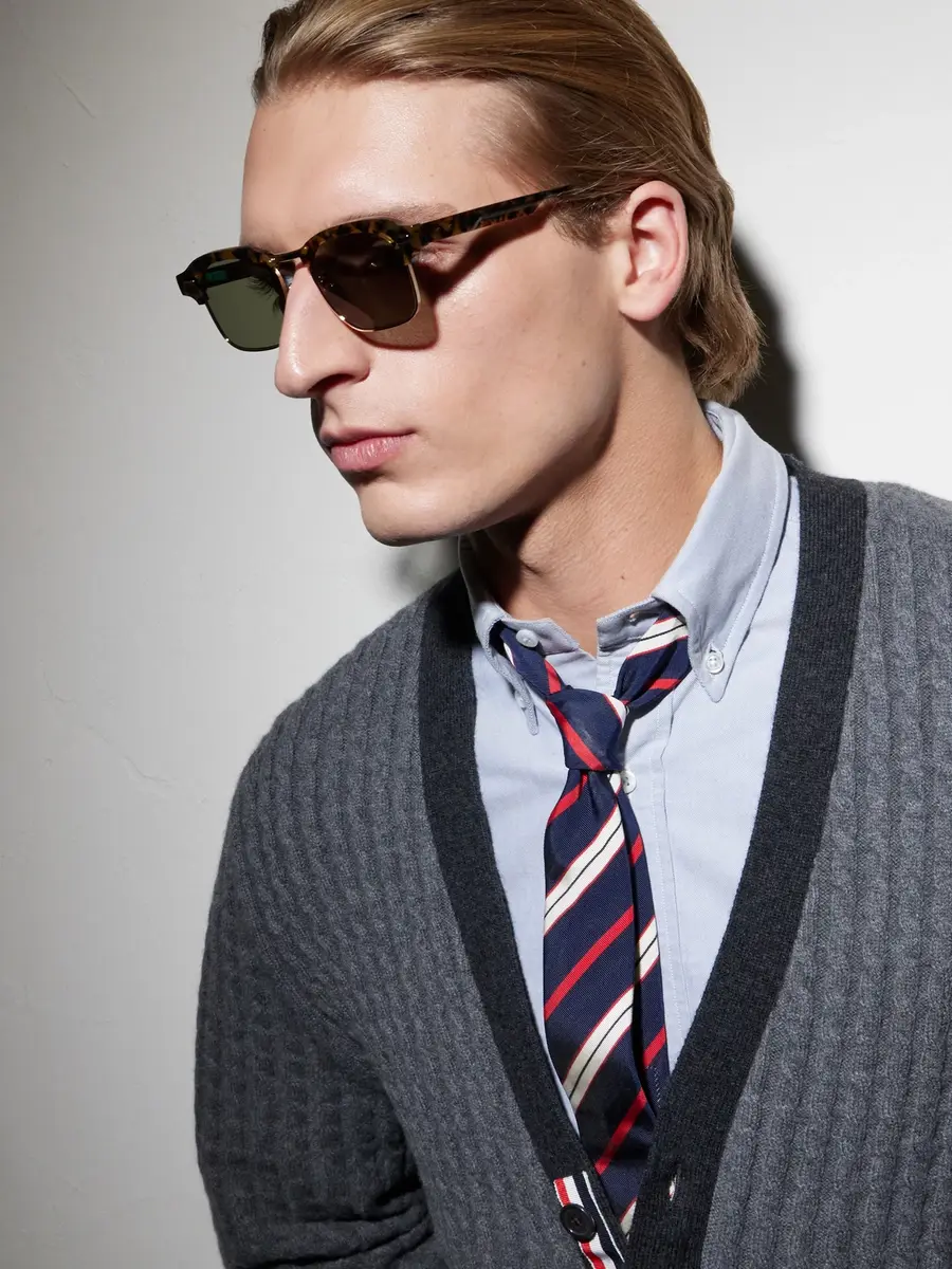 Thom Browne D-Frame Tortoiseshell Acetate and Gold-Plated Titanium Sunglasses - Men | Thumbnail 2 Thom Browne D-Frame Tortoiseshell Acetate and Gold-Plated Titanium Sunglasses - Men | Thumbnail 2