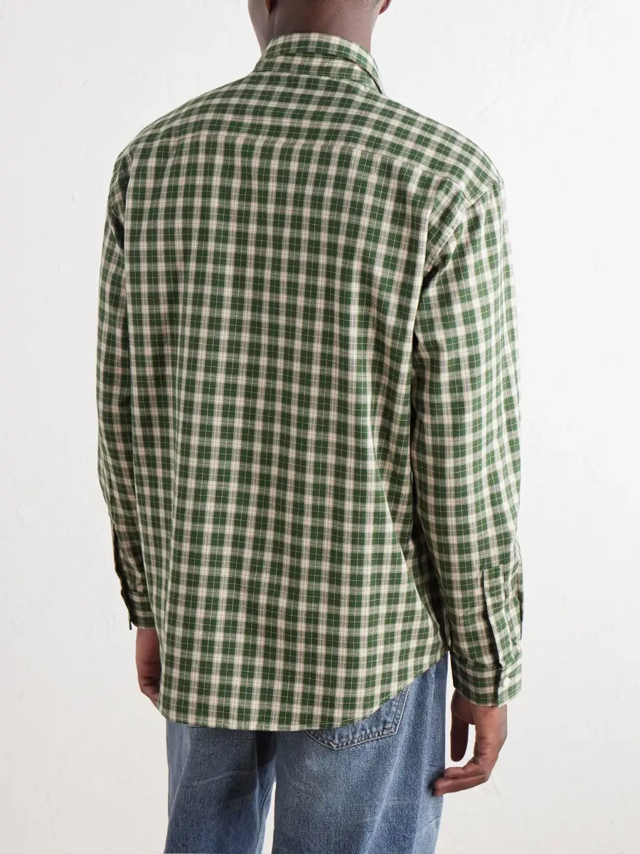 NN07 Deon 5465 Checked Organic Cotton-Flannel Shirt - Men | Thumbnail 4 NN07 Deon 5465 Checked Organic Cotton-Flannel Shirt - Men | Thumbnail 4