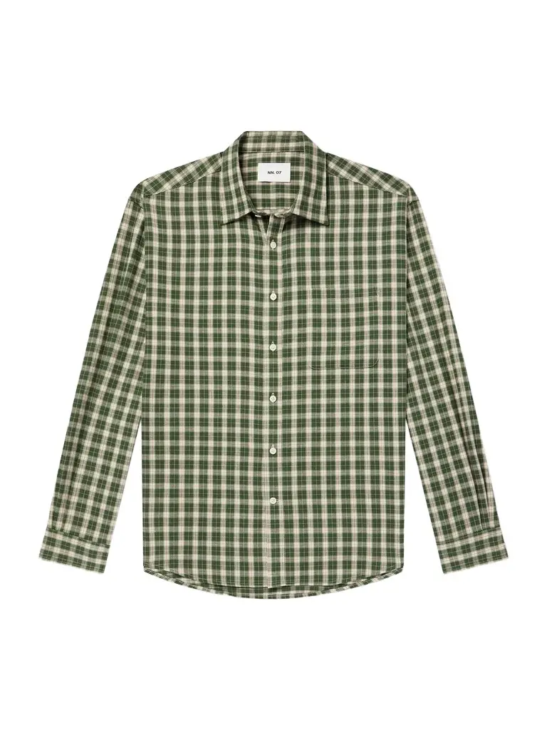 Deon 5465 Checked Organic Cotton-Flannel Shirt - Men Deon 5465 Checked Organic Cotton-Flannel Shirt - Men