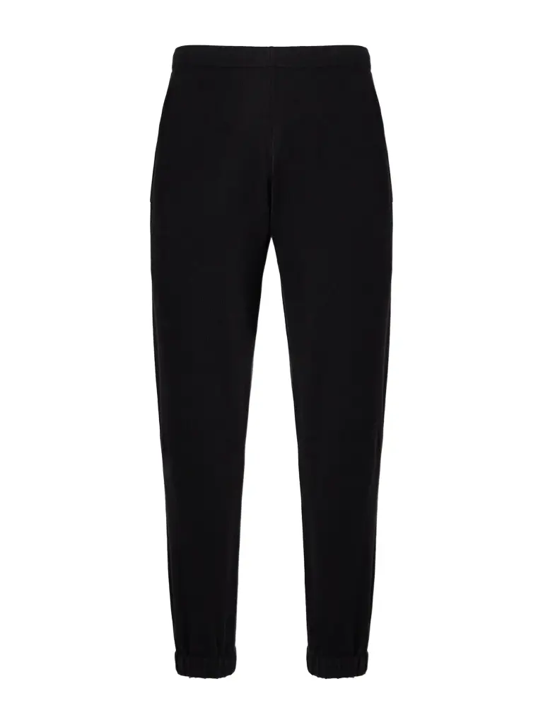 Tapered Ribbed Cotton Sweatpants - Men Tapered Ribbed Cotton Sweatpants - Men