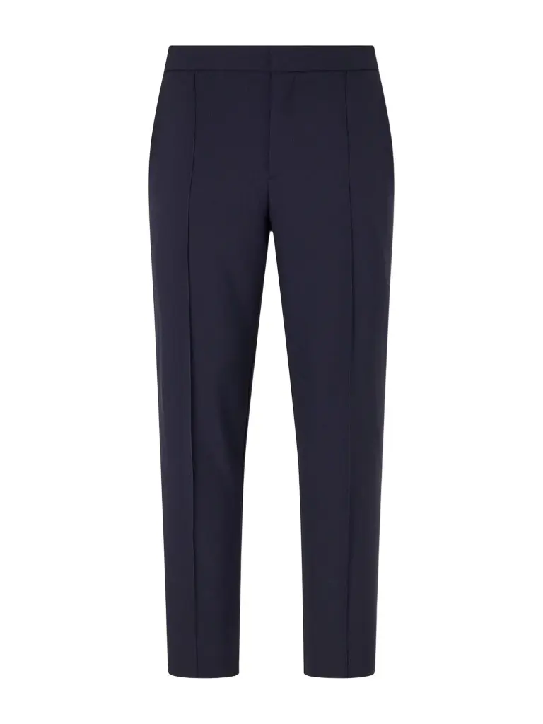 Zegna Tapered Pleated Wool-Canvas Trousers - Men