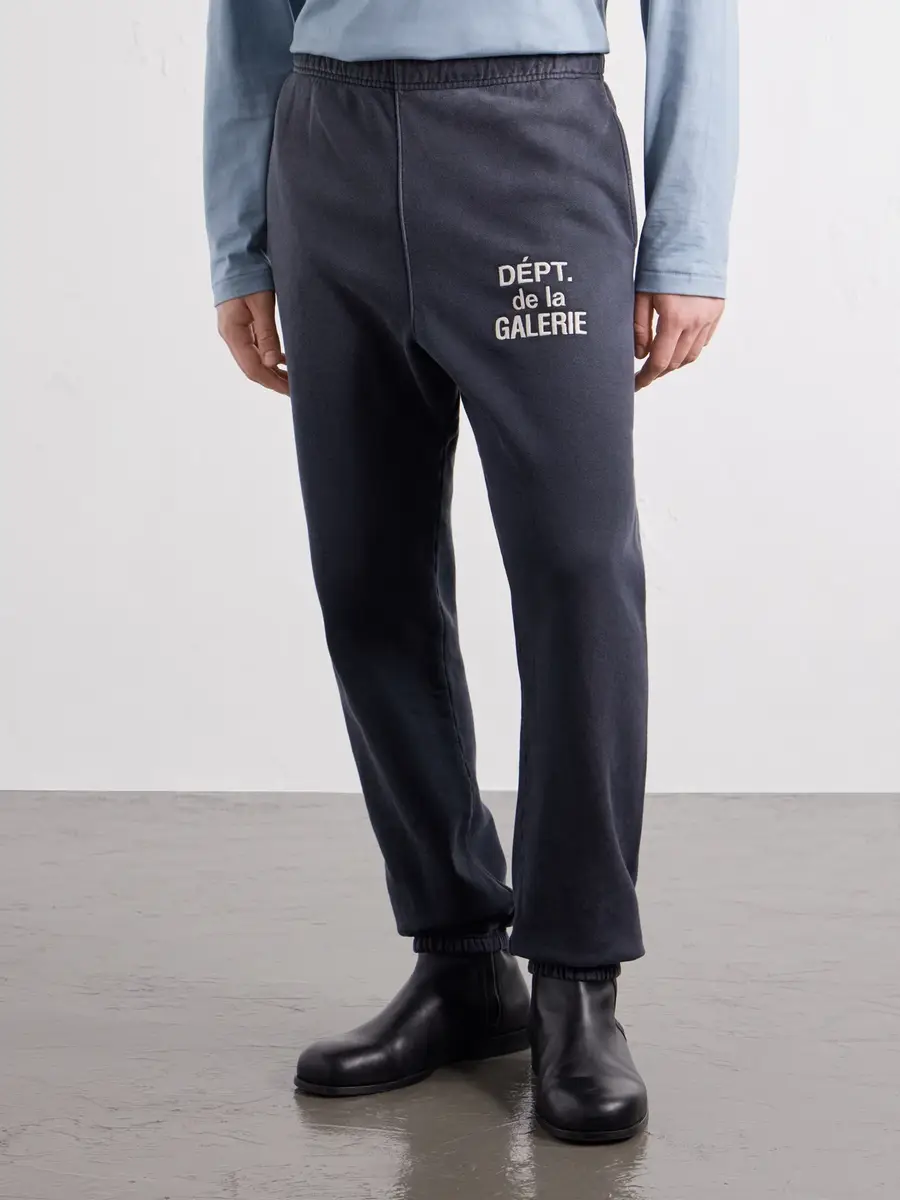 Gallery Dept. Logo-Embroidered Straight-Leg Cotton-Jersey Sweatpants - Men | Thumbnail 3 Gallery Dept. Logo-Embroidered Straight-Leg Cotton-Jersey Sweatpants - Men | Thumbnail 3