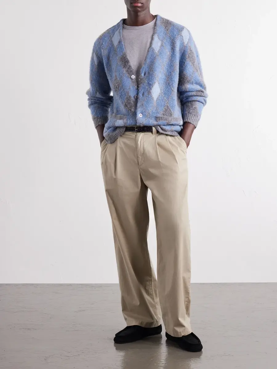 NN07 Chris 60077 Argyle-Jacquard Cardigan - Men | Thumbnail 2 NN07 Chris 60077 Argyle-Jacquard Cardigan - Men | Thumbnail 2