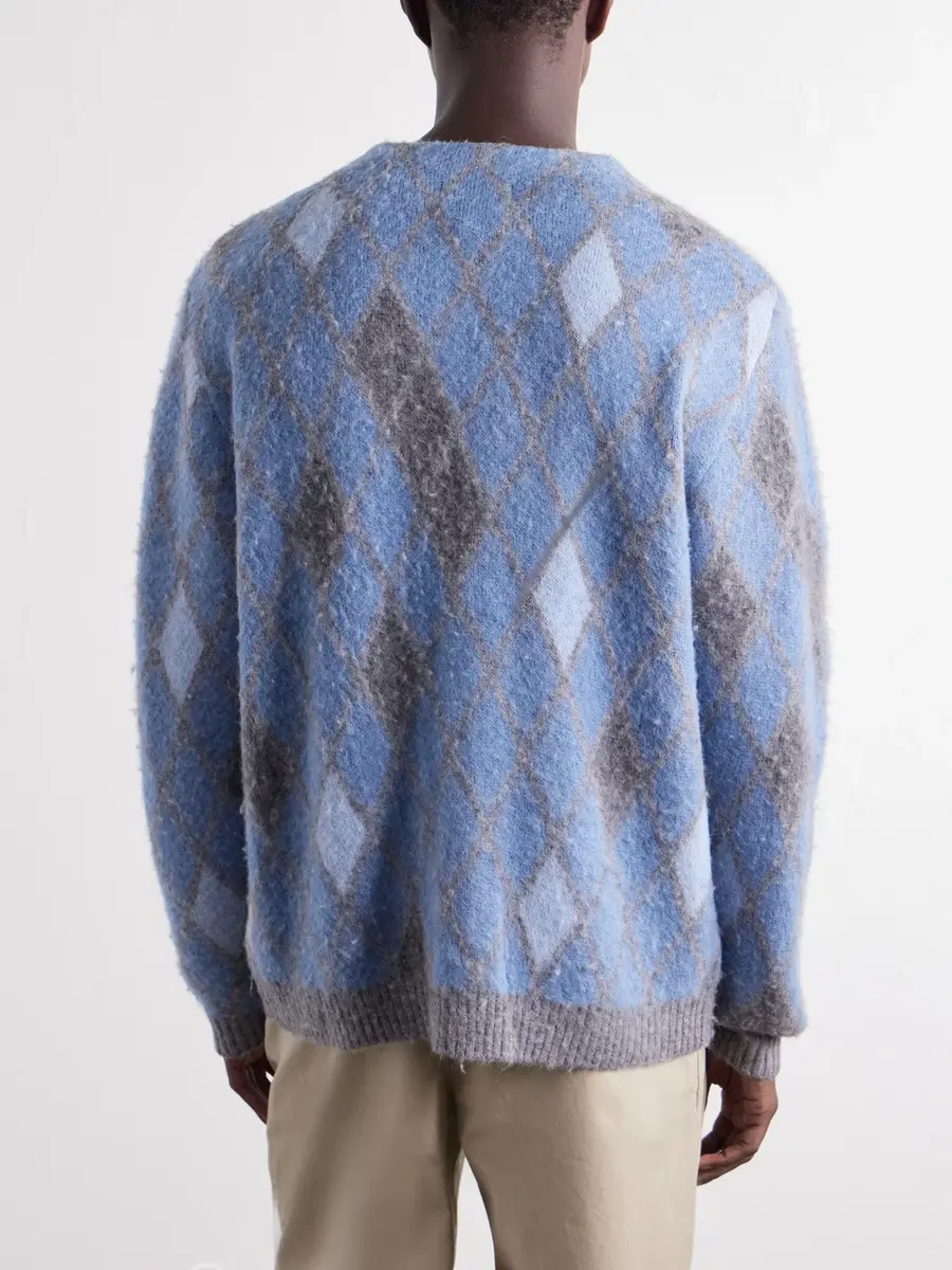 NN07 Chris 60077 Argyle-Jacquard Cardigan - Men | Thumbnail 4 NN07 Chris 60077 Argyle-Jacquard Cardigan - Men | Thumbnail 4