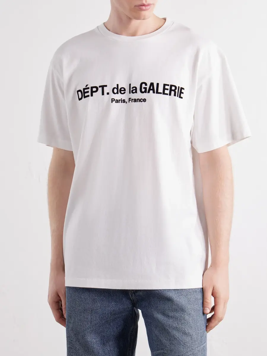 Gallery Dept. Logo-Appliqué Cotton-Jersey T-Shirt - Men | Thumbnail 3
