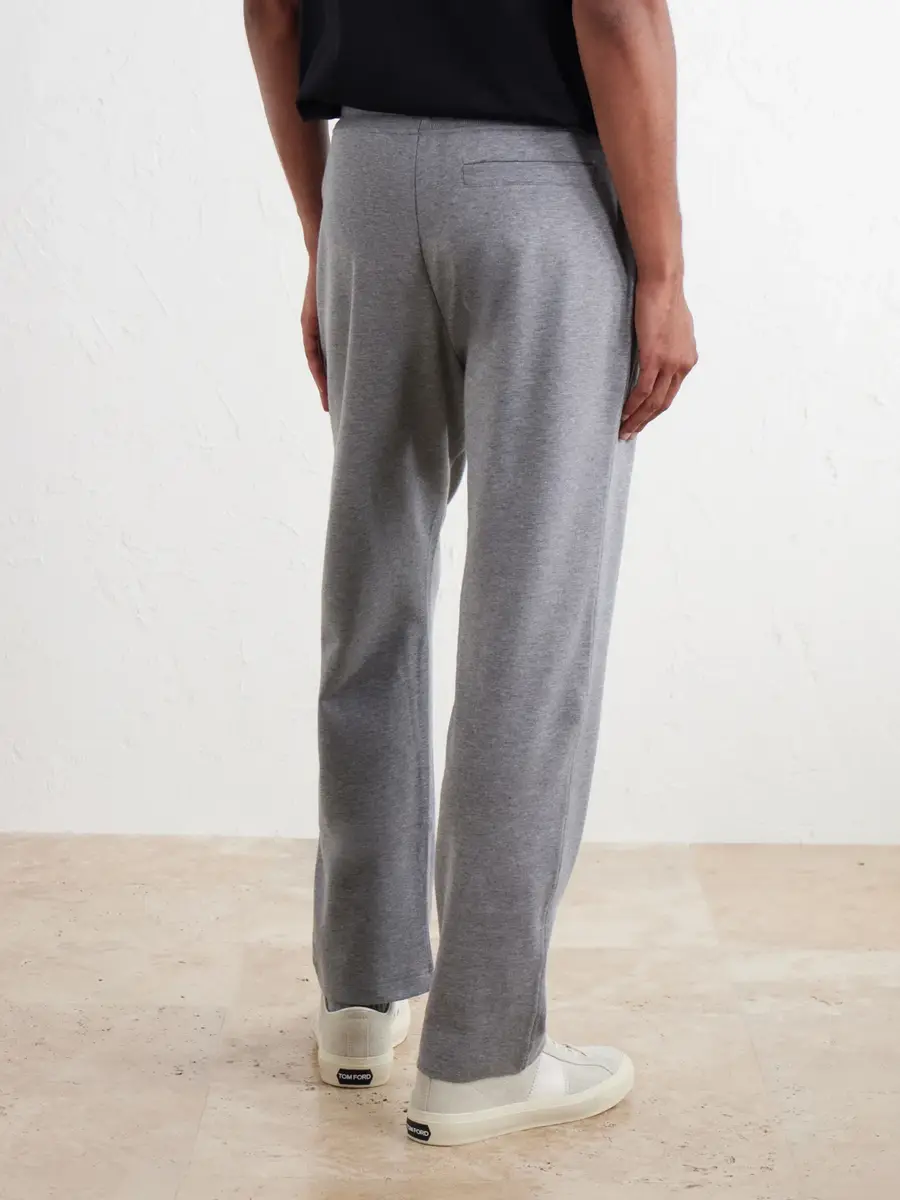 Canali Straight-Leg Cotton-Blend Jersey Sweatpants - Men | Thumbnail 4 Canali Straight-Leg Cotton-Blend Jersey Sweatpants - Men | Thumbnail 4