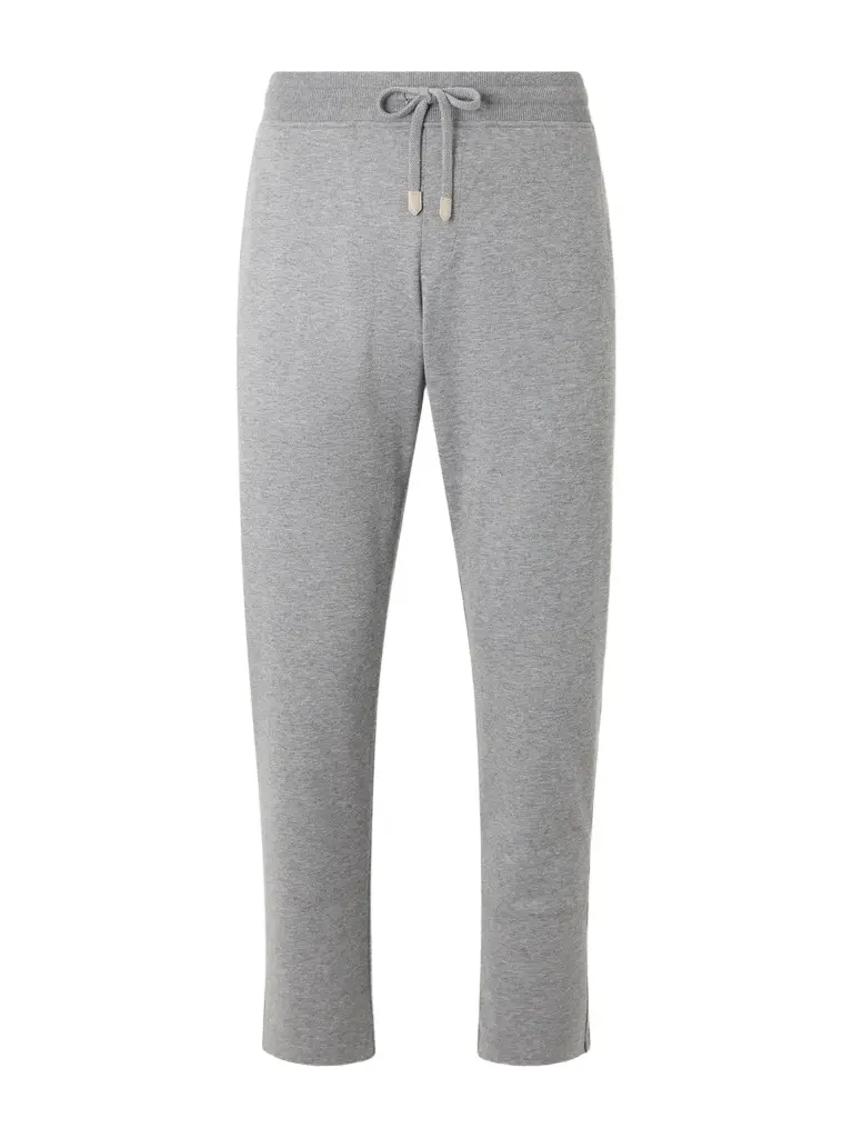Straight-Leg Cotton-Blend Jersey Sweatpants - Men Straight-Leg Cotton-Blend Jersey Sweatpants - Men