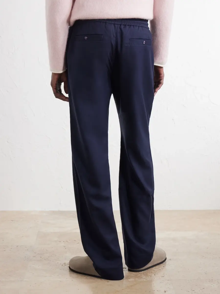 God’s True Cashmere Straight-Leg Cashmere-Twill Drawstring Trousers - Men | Thumbnail 4 God’s True Cashmere Straight-Leg Cashmere-Twill Drawstring Trousers - Men | Thumbnail 4