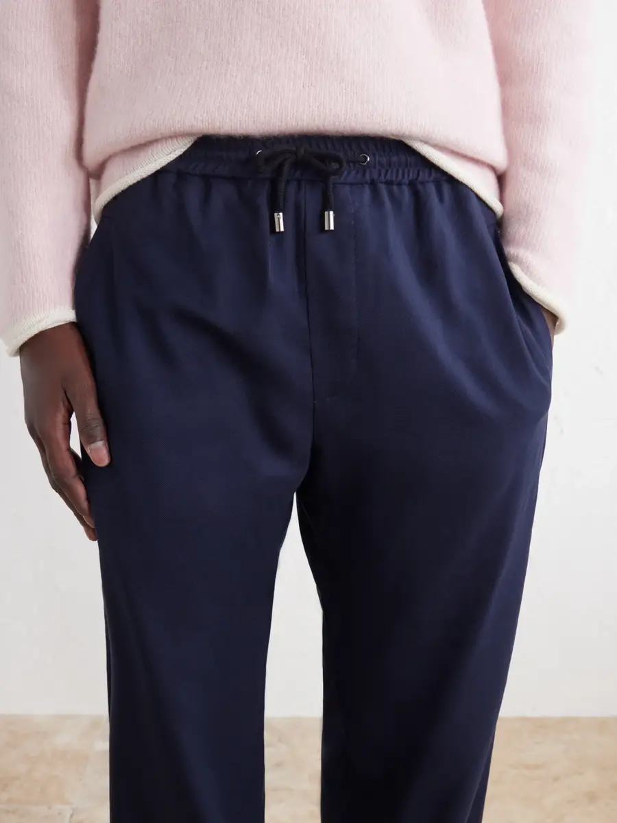 God’s True Cashmere Straight-Leg Cashmere-Twill Drawstring Trousers - Men | Thumbnail 5 God’s True Cashmere Straight-Leg Cashmere-Twill Drawstring Trousers - Men | Thumbnail 5