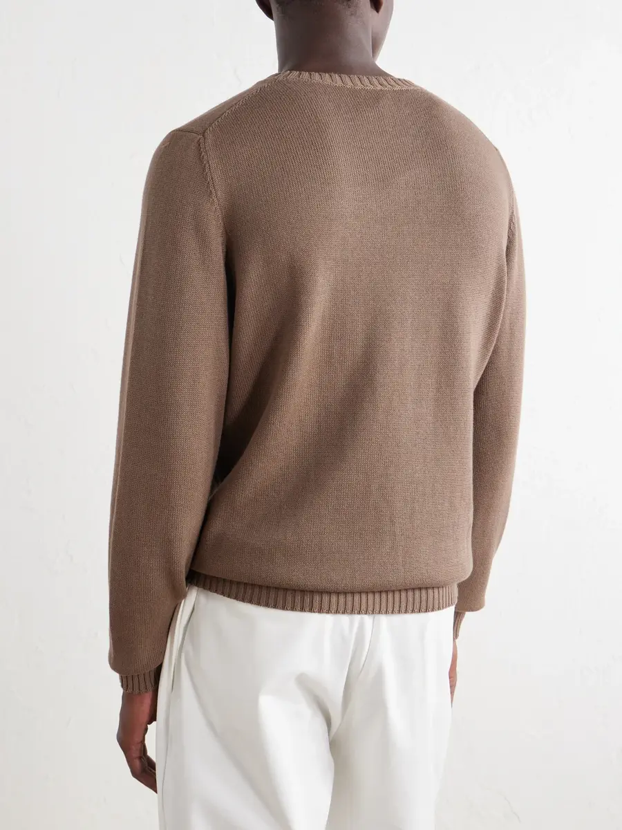 Ghiaia Cashmere Cotton Sweater - Men | Thumbnail 4