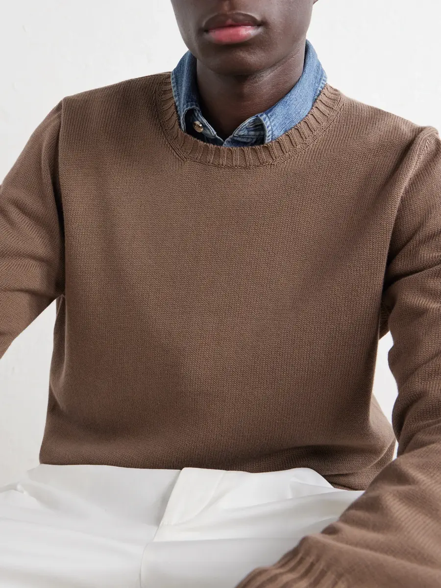 Ghiaia Cashmere Cotton Sweater - Men | Thumbnail 5
