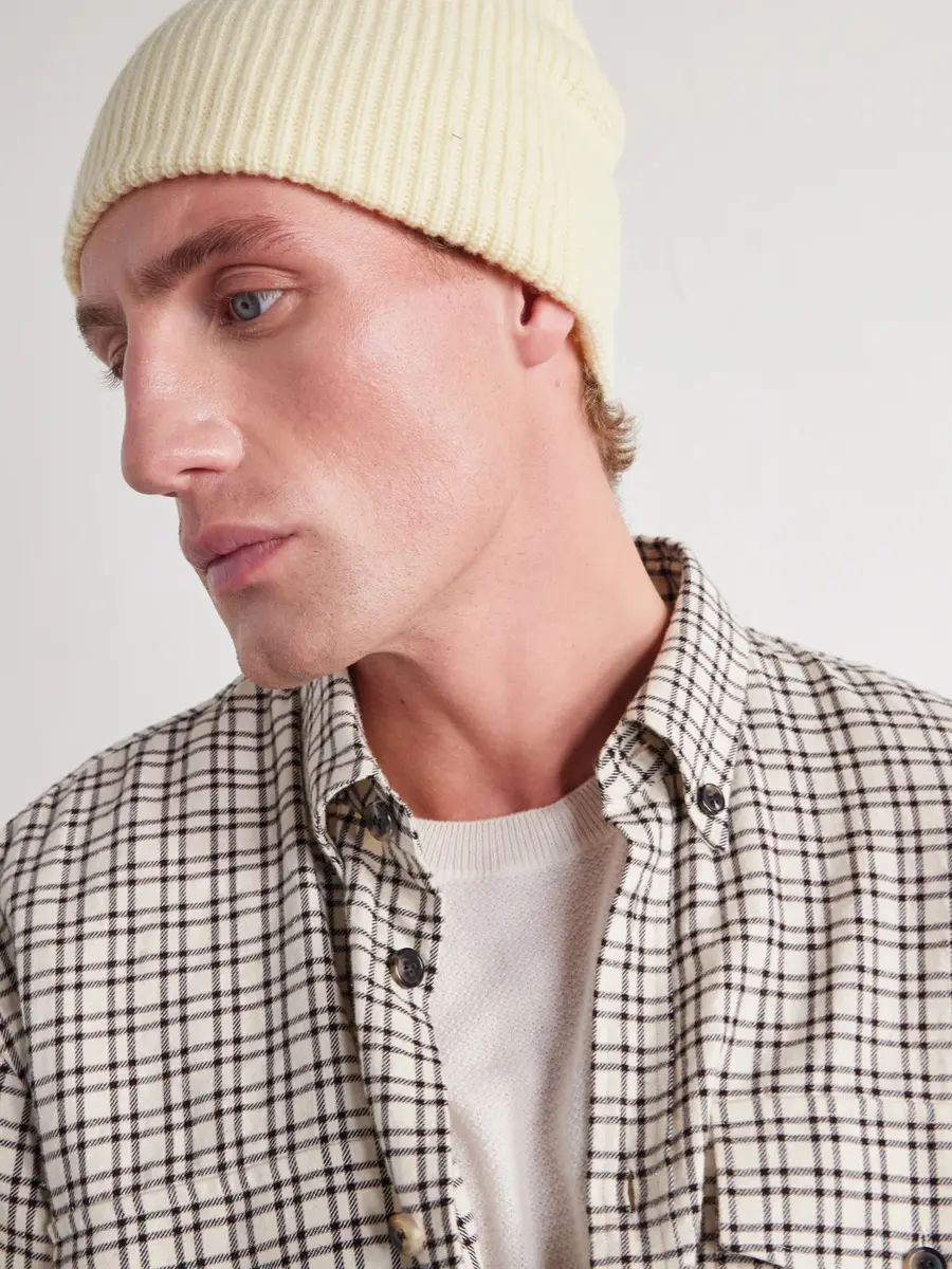 Second/Layer Ribbed Wool and Cashmere-Blend Beanie - Men | Thumbnail 2