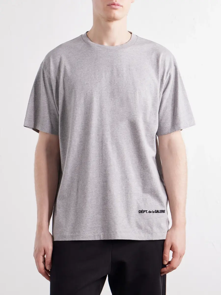 Gallery Dept. Logo-Appliqué Cotton-Jersey T-Shirt - Men | Thumbnail 3 Gallery Dept. Logo-Appliqué Cotton-Jersey T-Shirt - Men | Thumbnail 3