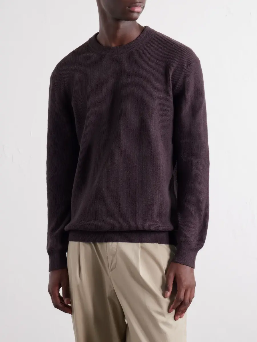 NN07 Danny 6429 Ribbed Chenille Sweater - Men | Thumbnail 3