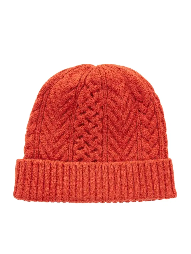 Aran Wool Beanie - Men