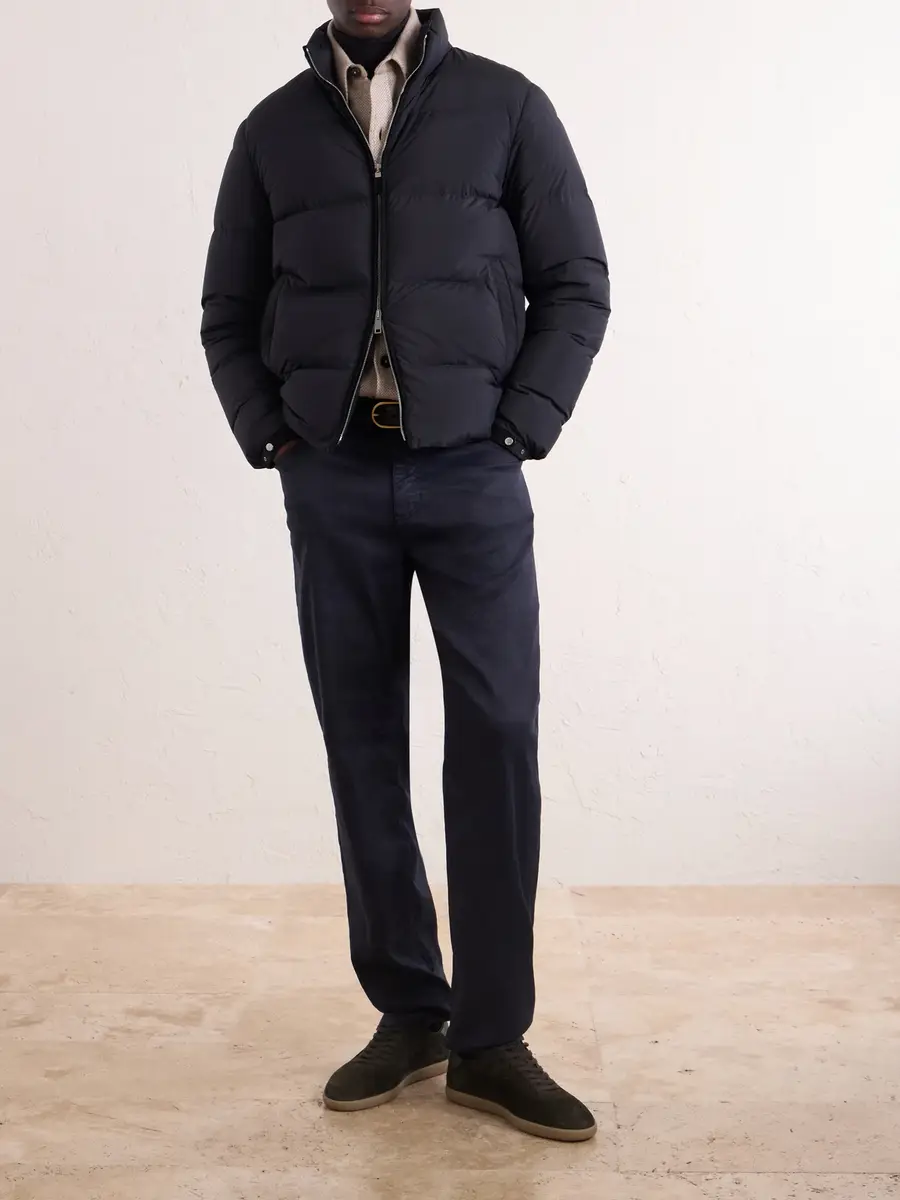 Zegna Quilted Padded Shell Down Jacket - Men | Thumbnail 2 Zegna Quilted Padded Shell Down Jacket - Men | Thumbnail 2