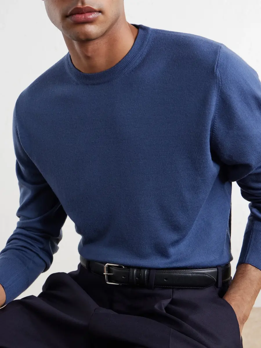 Canali Wool Sweater - Men | Thumbnail 5 Canali Wool Sweater - Men | Thumbnail 5