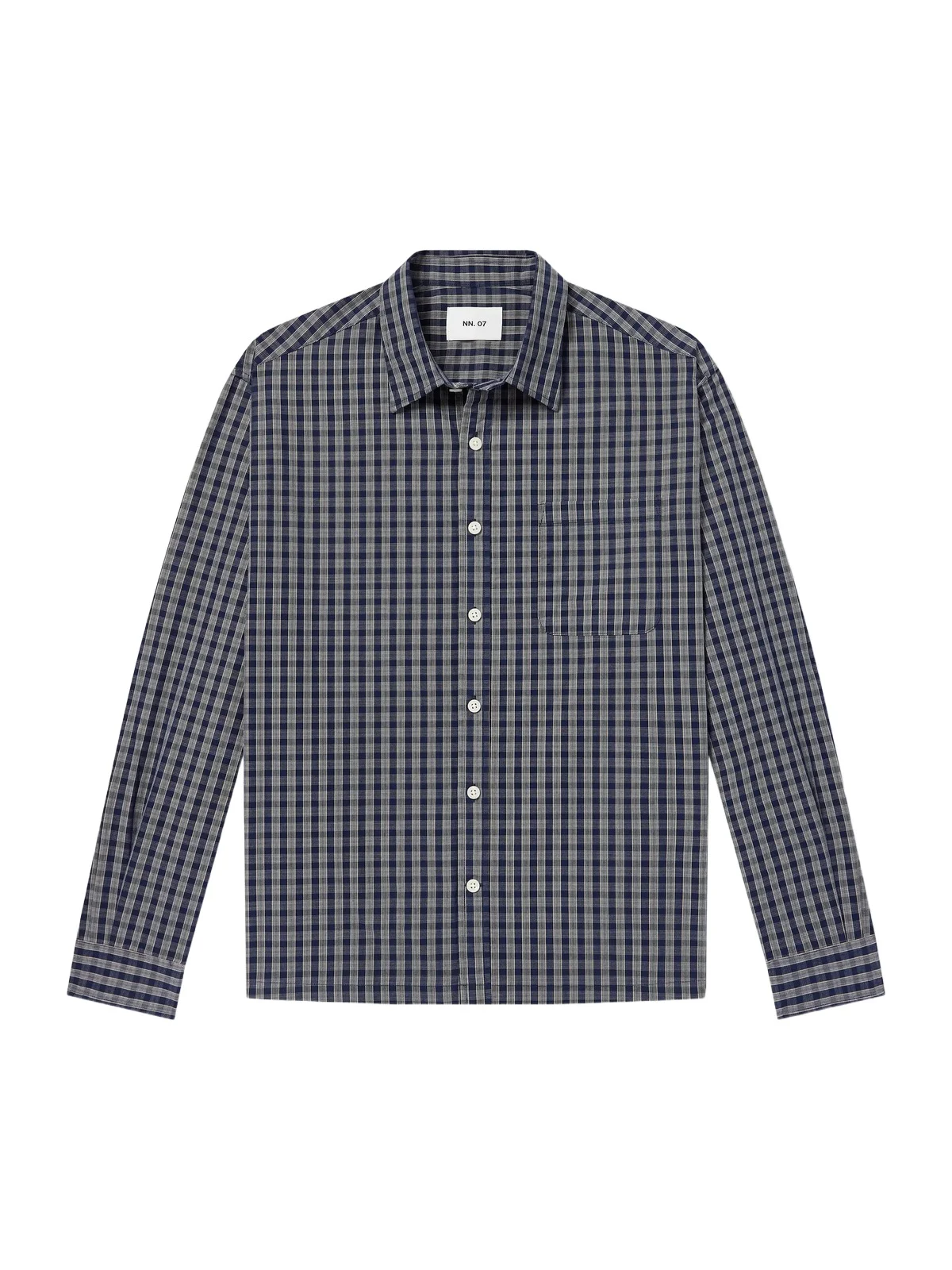 NN07 Deon 50035 Checked Woven Organic Cotton Shirt - Men