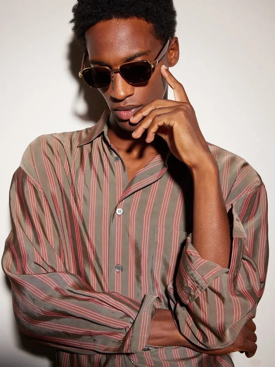 Cartier Eyewear Première De Cartier D-Frame Recycled-Acetate and Gold-Tone Sunglasses - Men | Thumbnail 2 Cartier Eyewear Première De Cartier D-Frame Recycled-Acetate and Gold-Tone Sunglasses - Men | Thumbnail 2