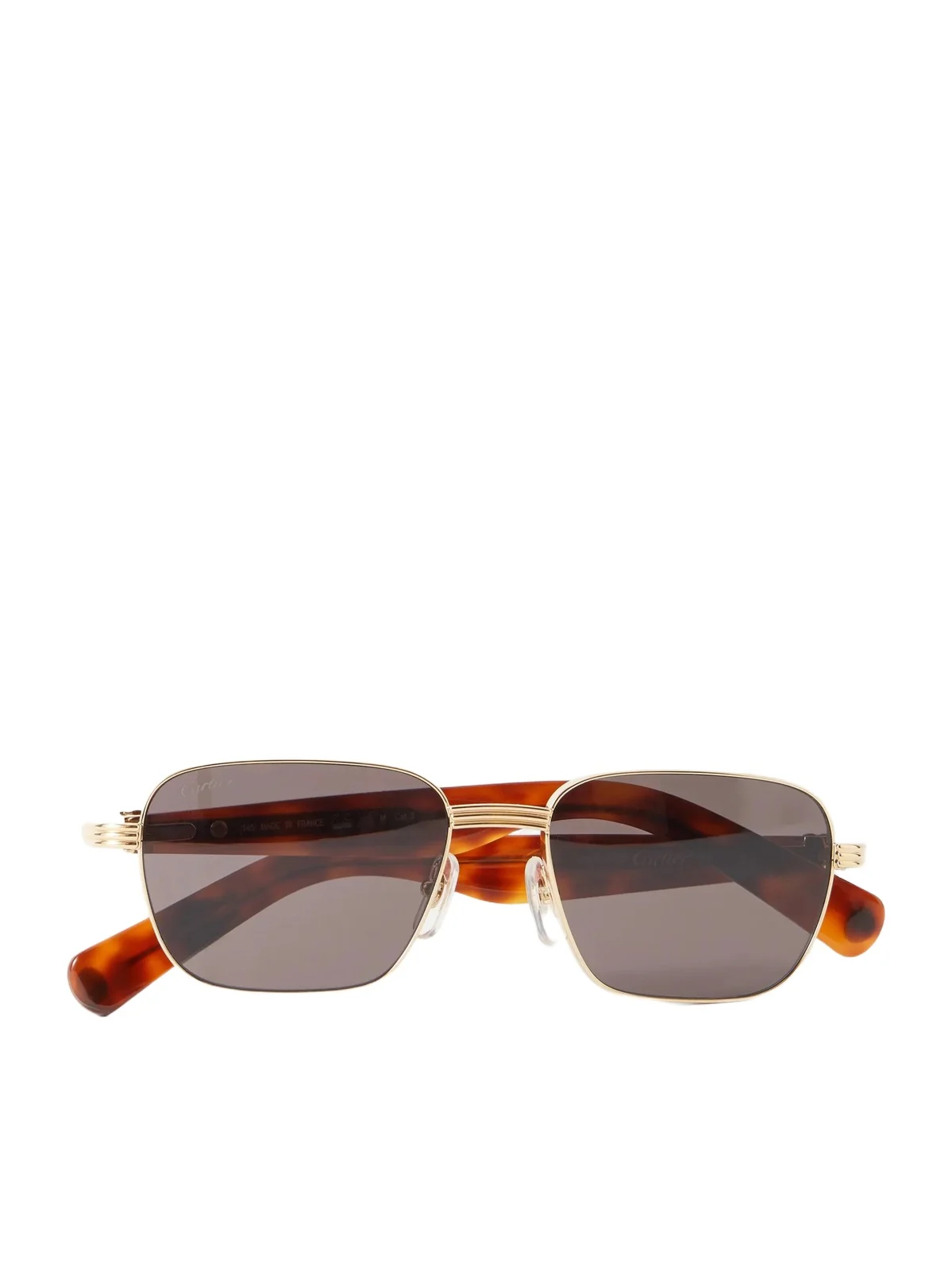 Cartier Eyewear Première De Cartier D-Frame Recycled-Acetate and Gold-Tone Sunglasses - Men