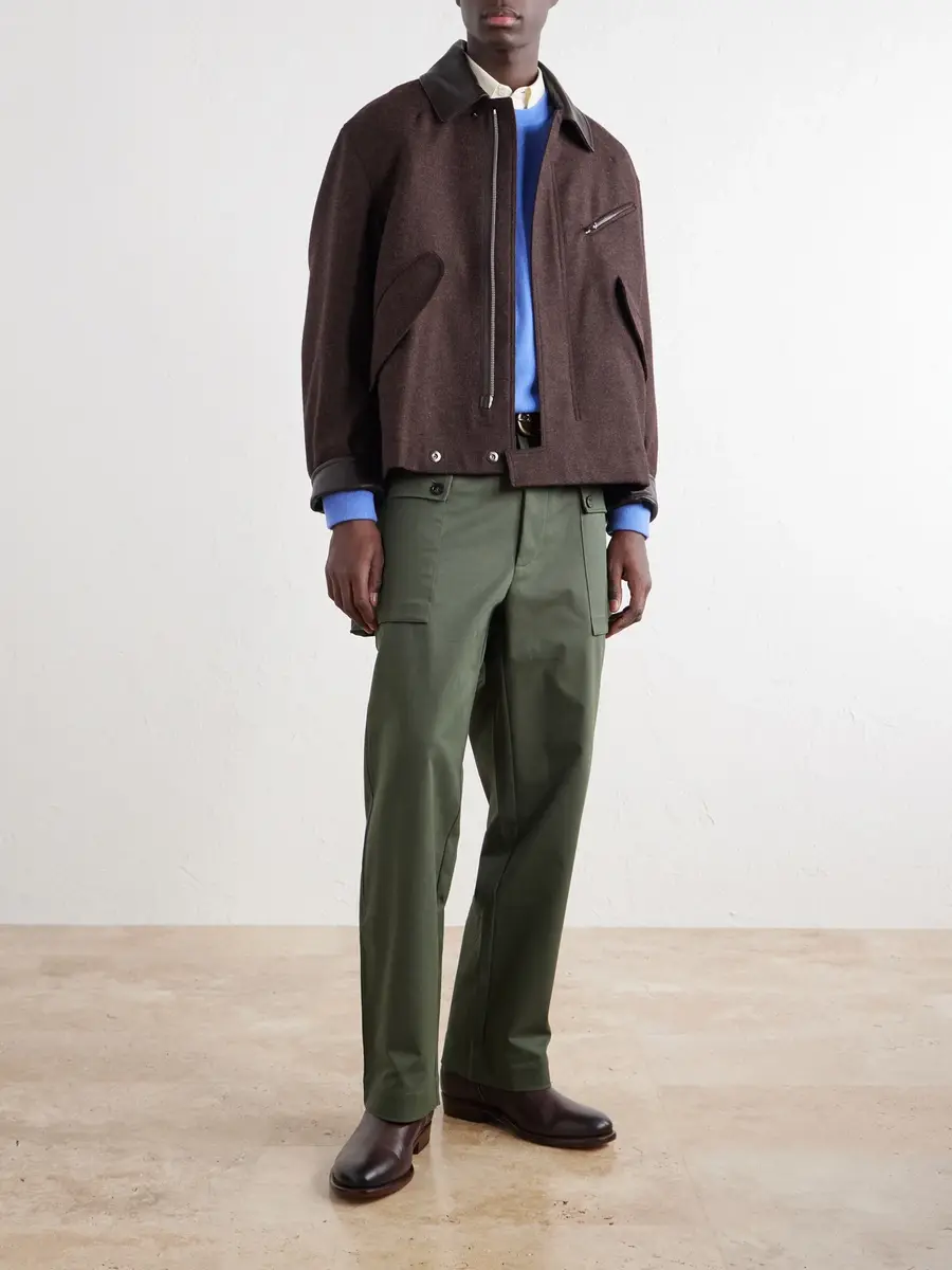 Ghiaia Cashmere Webster Tapered Cotton-Blend Twill Cargo Trousers - Men | Thumbnail 2 Ghiaia Cashmere Webster Tapered Cotton-Blend Twill Cargo Trousers - Men | Thumbnail 2