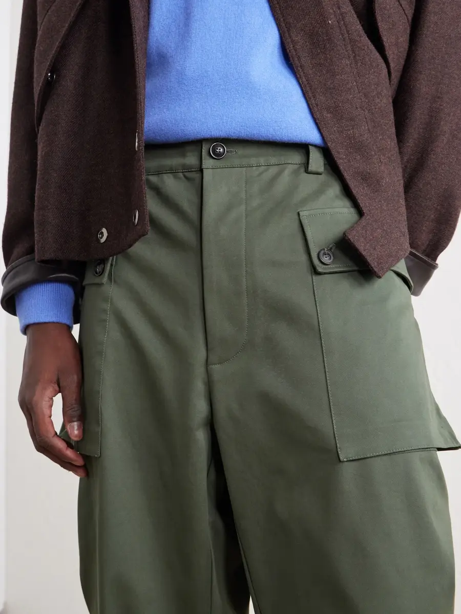 Ghiaia Cashmere Webster Tapered Cotton-Blend Twill Cargo Trousers - Men | Thumbnail 5 Ghiaia Cashmere Webster Tapered Cotton-Blend Twill Cargo Trousers - Men | Thumbnail 5