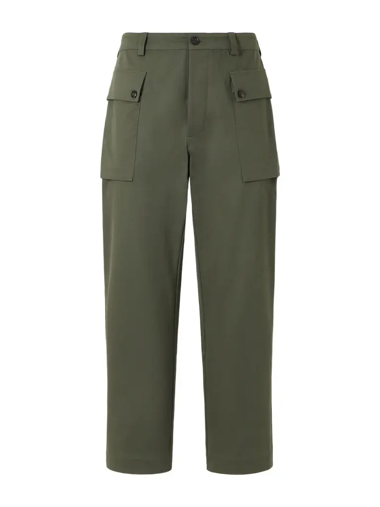 Ghiaia Cashmere Webster Tapered Cotton-Blend Twill Cargo Trousers - Men