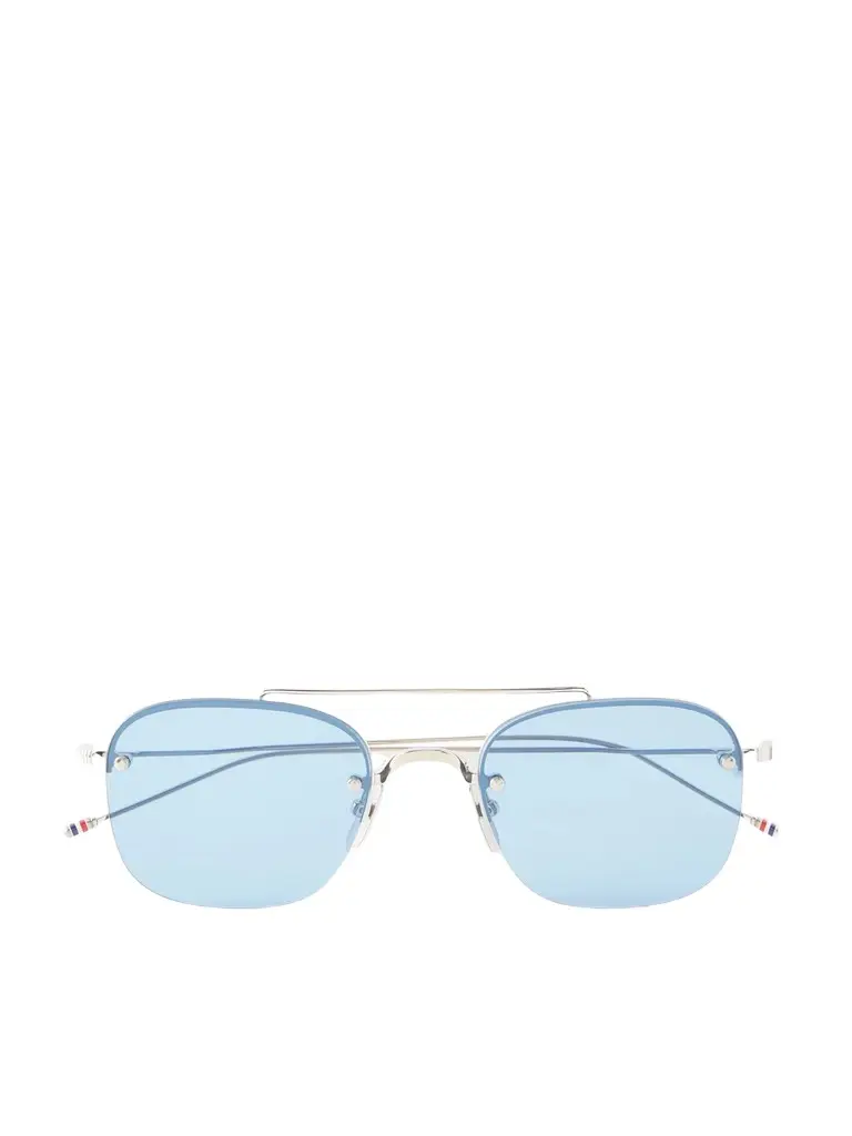 Aviator-Style Titanium Sunglasses - Men Aviator-Style Titanium Sunglasses - Men