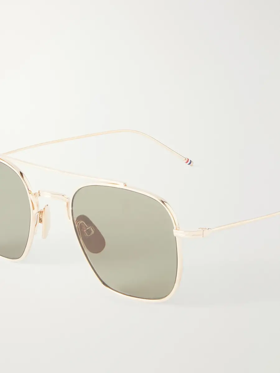 Thom Browne Aviator-Style Titanium Sunglasses - Men | Thumbnail 3 Thom Browne Aviator-Style Titanium Sunglasses - Men | Thumbnail 3