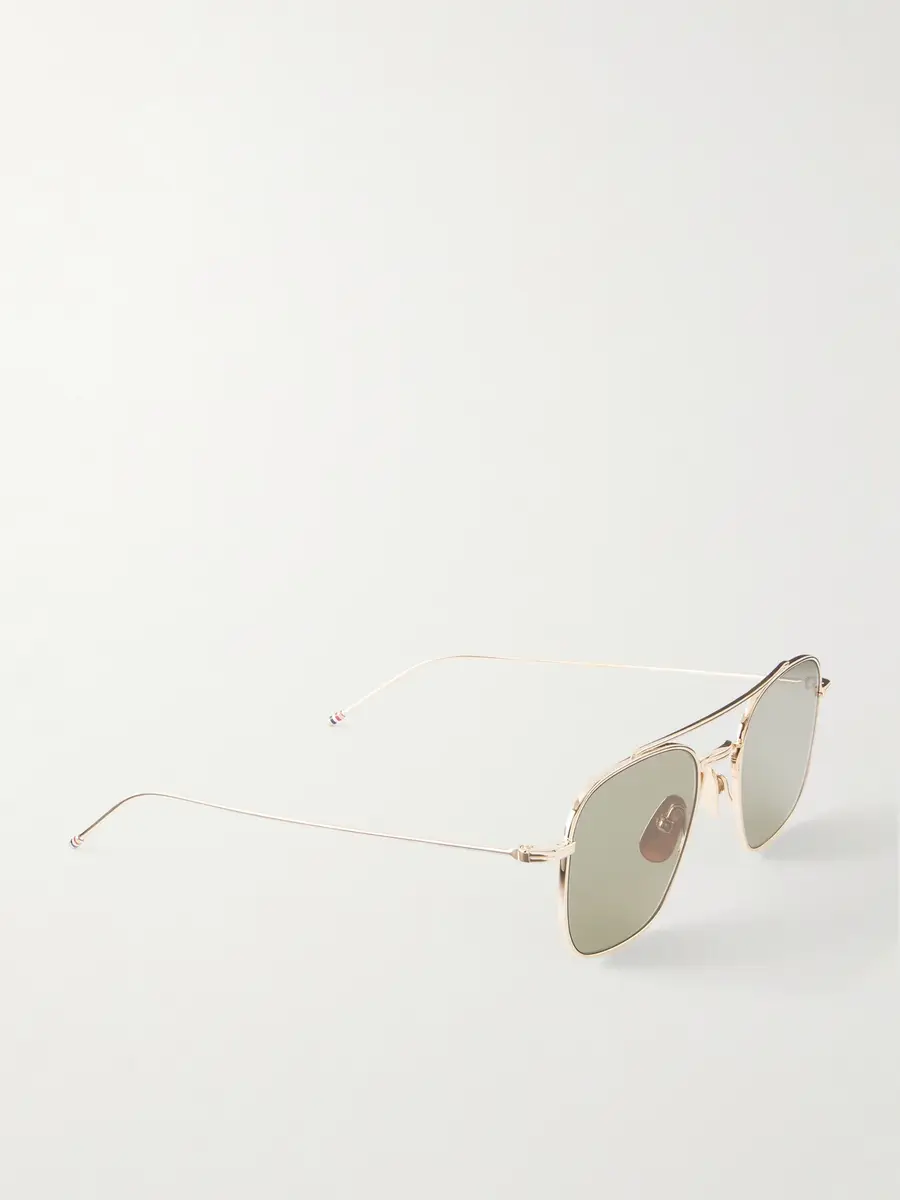 Thom Browne Aviator-Style Titanium Sunglasses - Men | Thumbnail 4 Thom Browne Aviator-Style Titanium Sunglasses - Men | Thumbnail 4