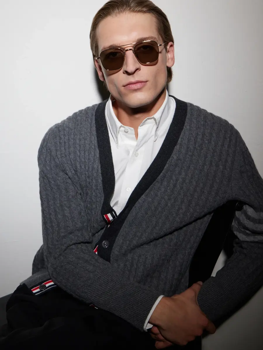 Thom Browne Aviator-Style Titanium Sunglasses - Men | Thumbnail 5 Thom Browne Aviator-Style Titanium Sunglasses - Men | Thumbnail 5