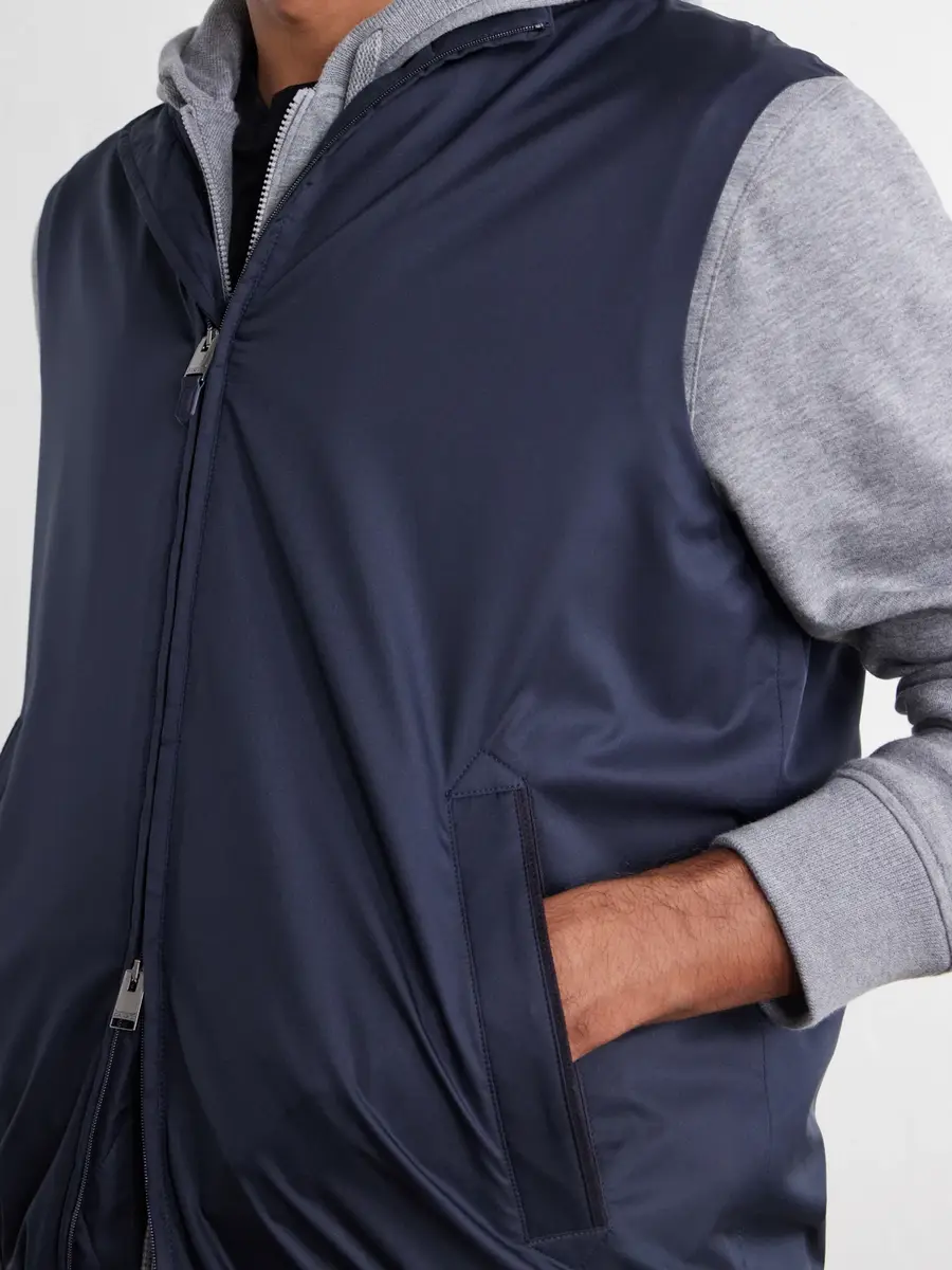 Canali Shell Zip-Up Gilet - Men | Thumbnail 5 Canali Shell Zip-Up Gilet - Men | Thumbnail 5