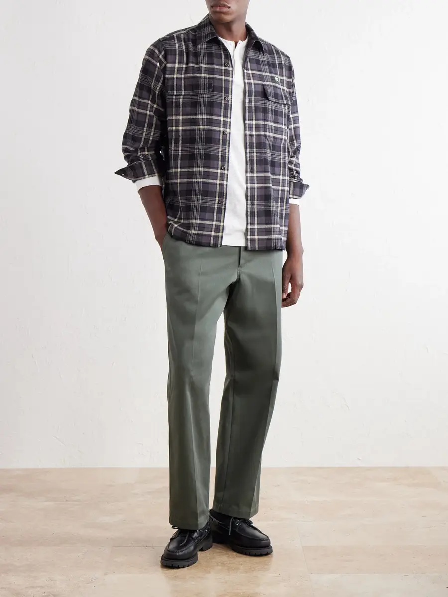 Human Made Camp-Collar Checked Cotton-Flannel Shirt - Men | Thumbnail 2 Human Made Camp-Collar Checked Cotton-Flannel Shirt - Men | Thumbnail 2